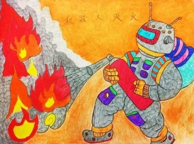 消防员灭火简笔画 消防员灭火简笔画儿童画