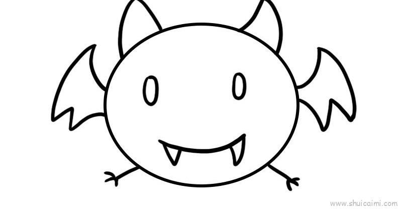 小蝙蝠儿童画怎么画 小蝙蝠简笔画好看