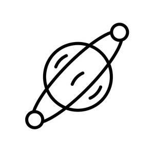土星简笔画 土星简笔画彩色图片