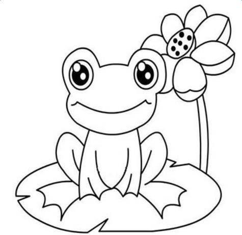 青蛙简笔画 儿童画青蛙简笔画