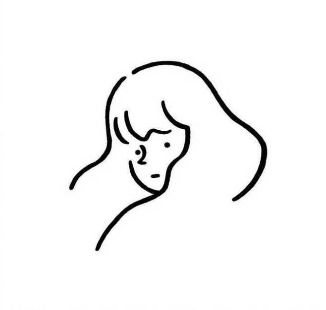 头像简笔画 头像简笔画男生头像简单
