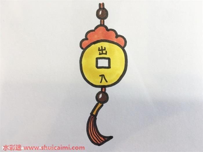 平安符怎么画 平安符简笔画简单彩色