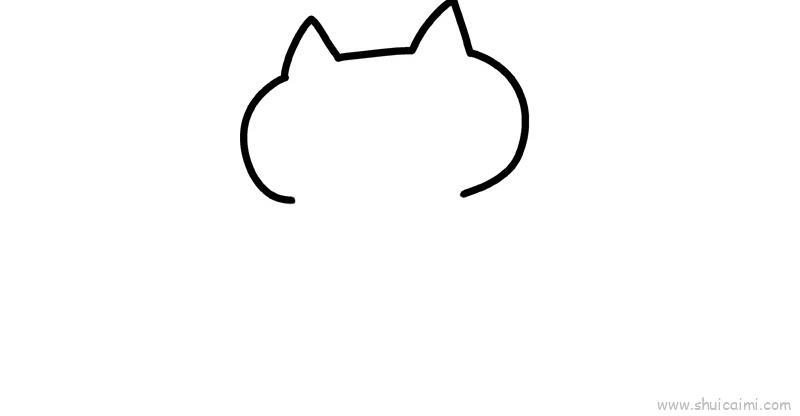 小花猫儿童画怎么画 小花猫简笔画好看