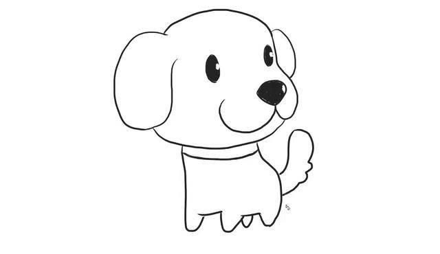 简笔画狗 简笔画狗的画法