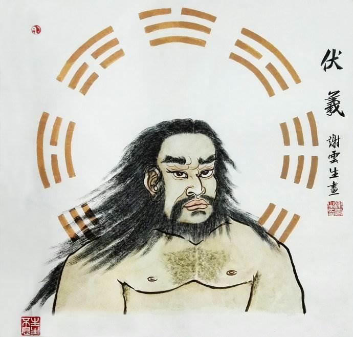 伏羲儿童简笔画 伏羲儿童简笔画图片大全