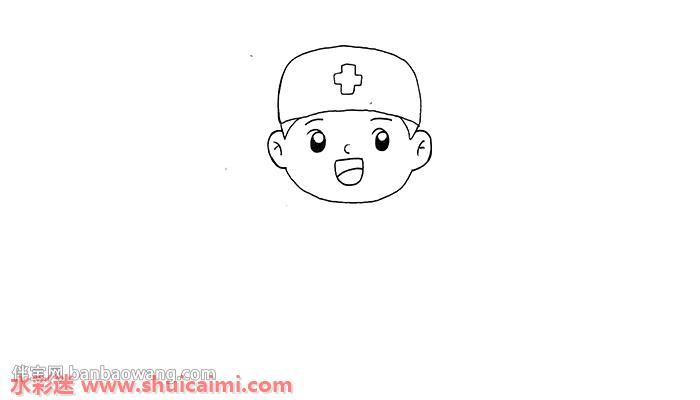 医护人员怎么画 医护人员简笔画简单又漂亮彩色