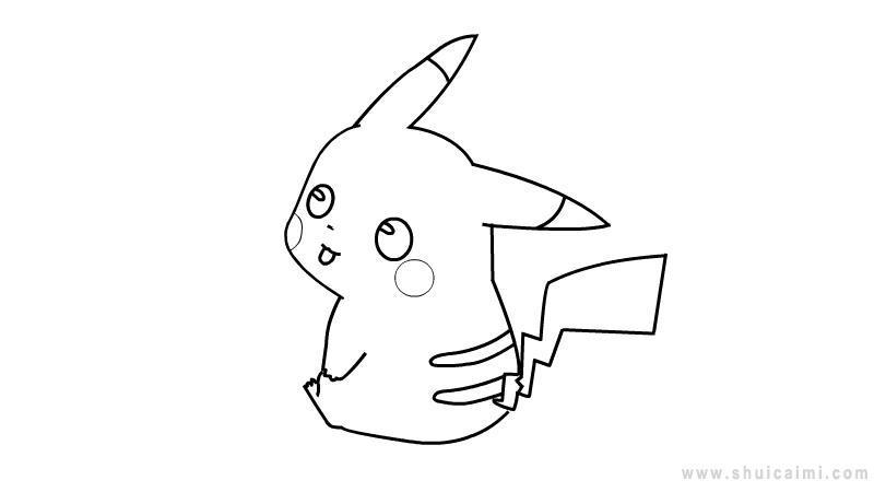 皮卡丘简笔画怎么画 皮卡丘简笔画图片