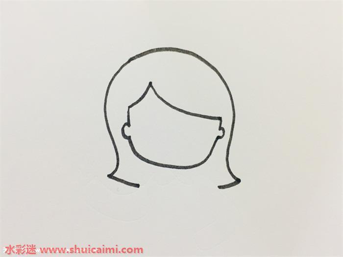 长发老师怎么画 长发老师简笔画漂亮彩色