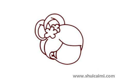 中秋节嫦娥儿童简笔画
