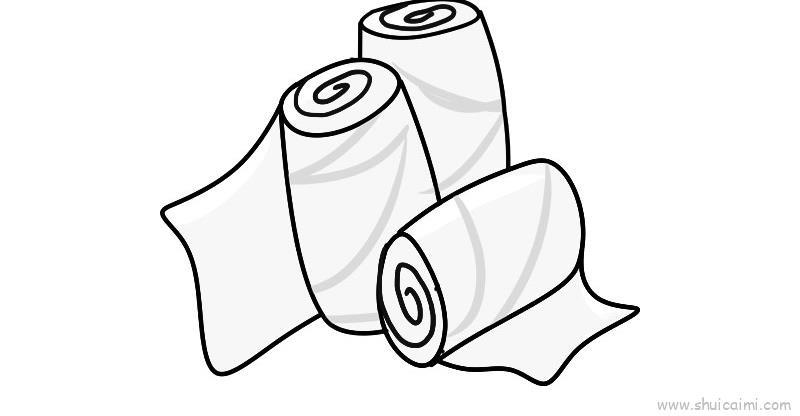 绷带儿童画怎么画 绷带简笔画简单