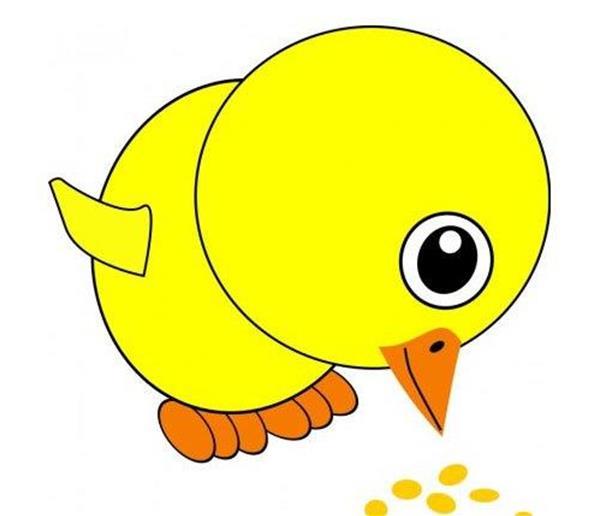 小黄鸡简笔画图片大全可爱 小鸡怎么画简笔画图片彩色可爱漂亮