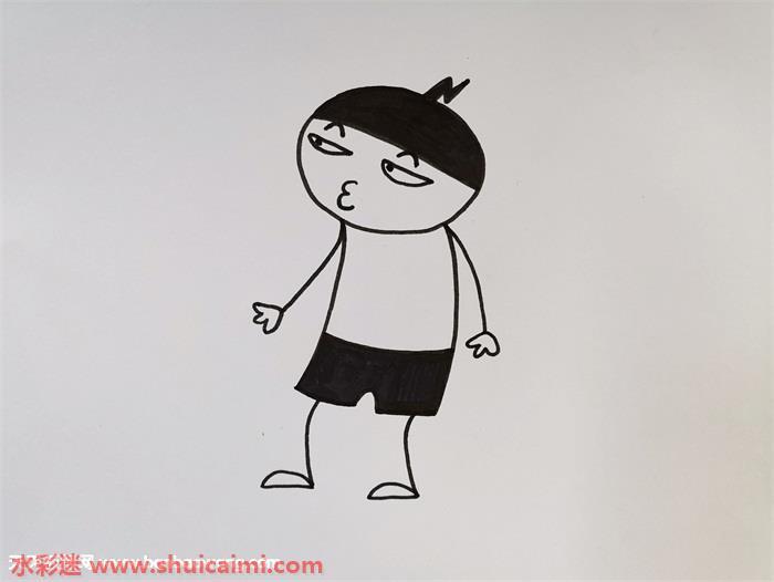米小圈怎么画 米小圈简笔画漂亮