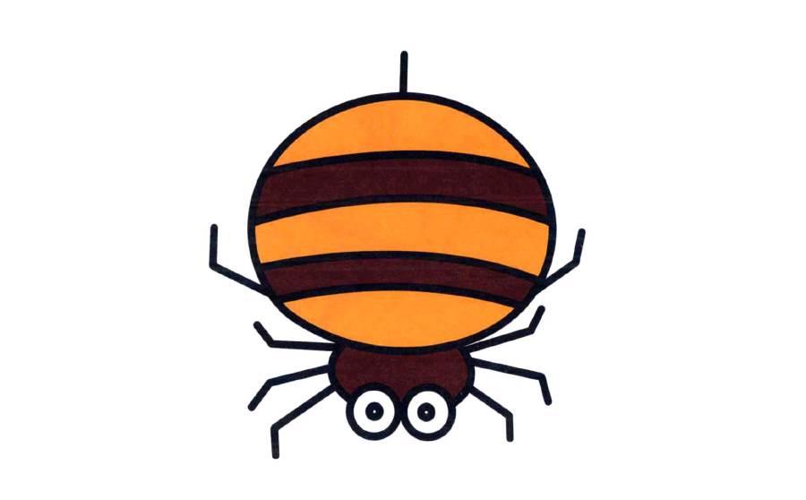 蜘蛛的简笔画 蜘蛛的简笔画图片大全