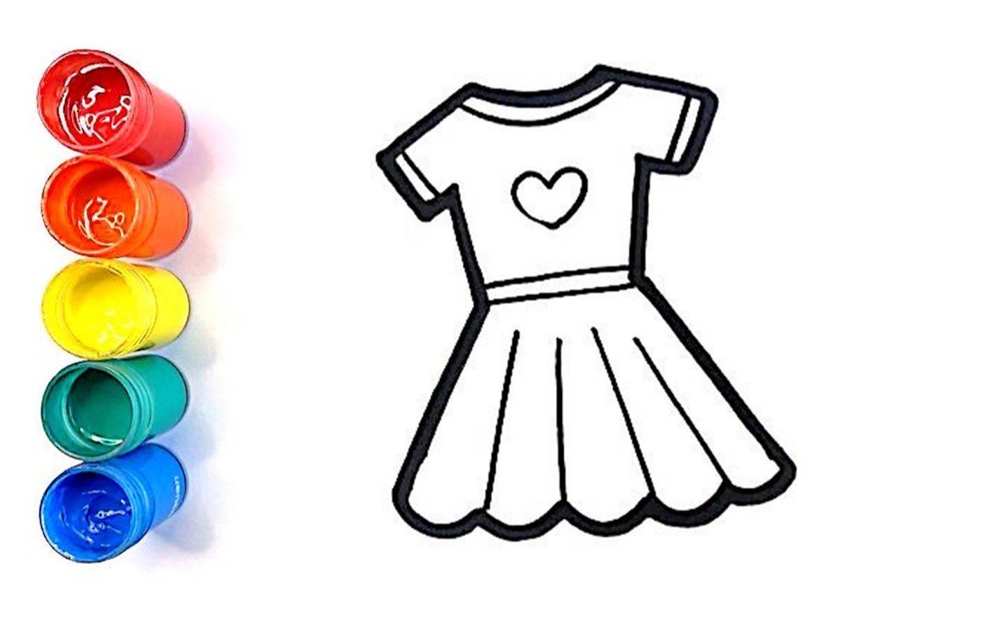 裙子简笔画 裙子简笔画简单又漂亮