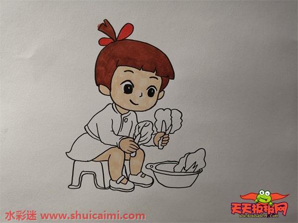 五一快乐节人物怎么画 五一快乐节人物简笔画步骤图