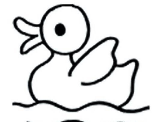 小鸭简笔画图片大全 小鸭简笔画图片大全彩色