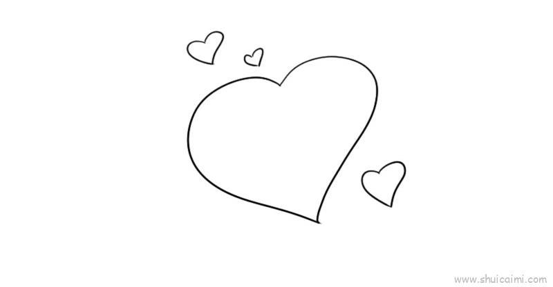 爱心儿童画怎么画 爱心简笔画好看
