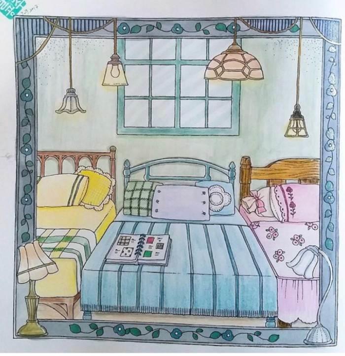 卧室简笔画 卧室简笔画图片大全