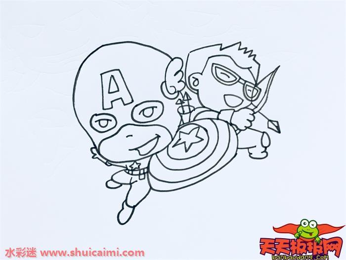 漫威全部人物怎么画 漫威全部人物简笔画步骤图