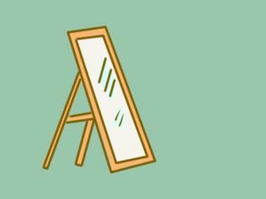 镜子简笔画 各种镜子简笔画