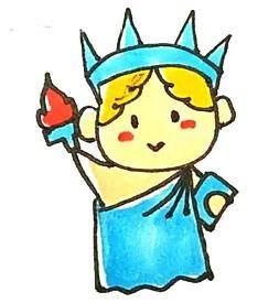 女神简笔画 雅典娜女神简笔画