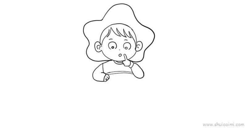 南瓜小孩儿童画怎么画 南瓜小孩简笔画好看