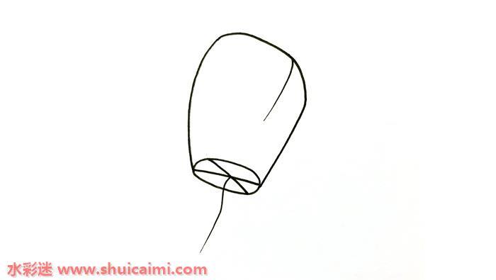 孔明灯怎么画 孔明灯简笔画简单易画彩色