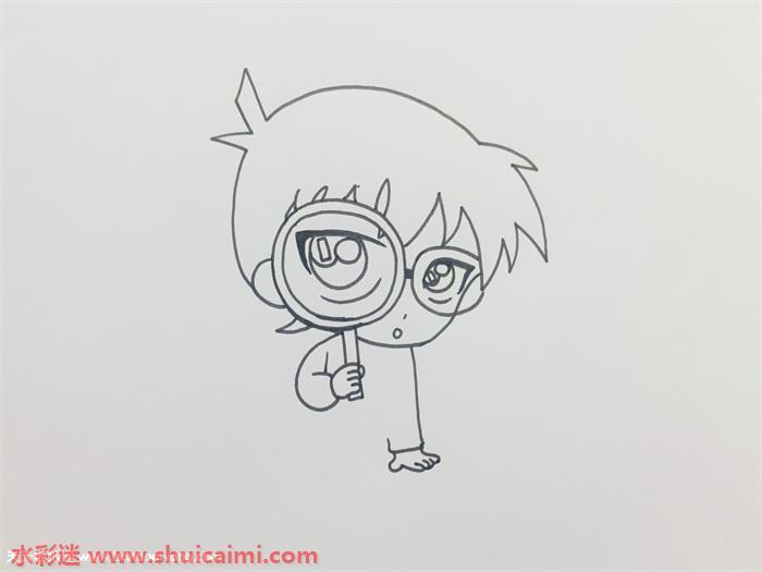 名侦探柯南怎么画 名侦探柯南简笔画简单好看