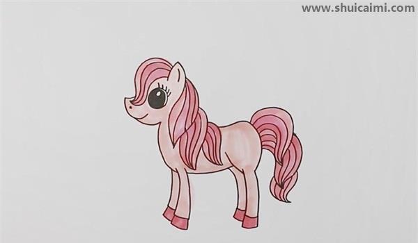 马简笔画怎么画 马简笔画简单