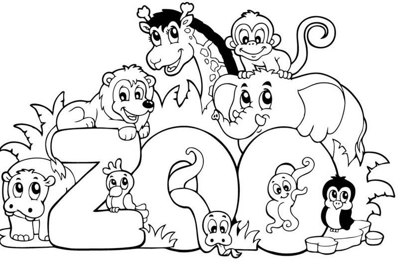 动物园简笔画图片大全 动物园简笔画图片大全简单