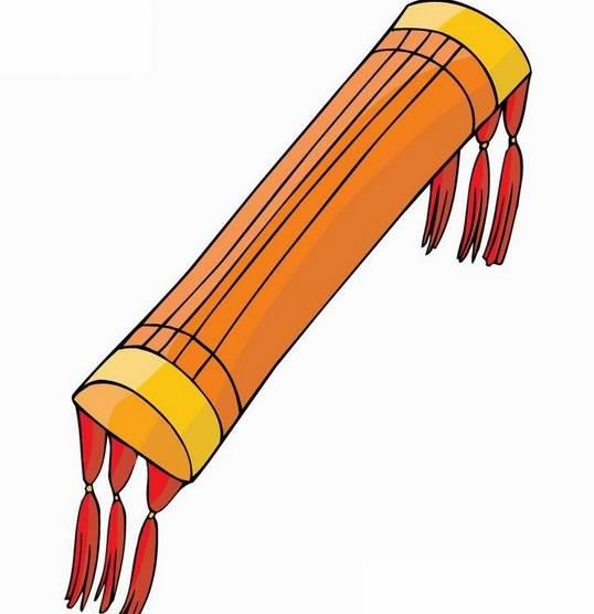 古筝简笔画 小女孩弹古筝简笔画