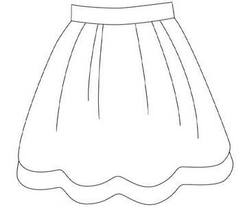 裙子简笔画 裙子简笔画简单又漂亮