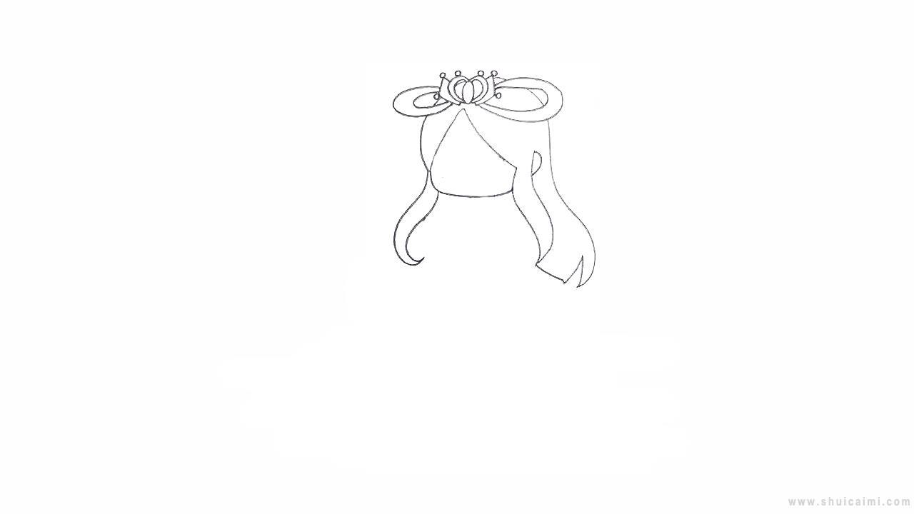 叶罗丽冰公主简笔画怎么画 叶罗丽冰公主简笔画图片大全