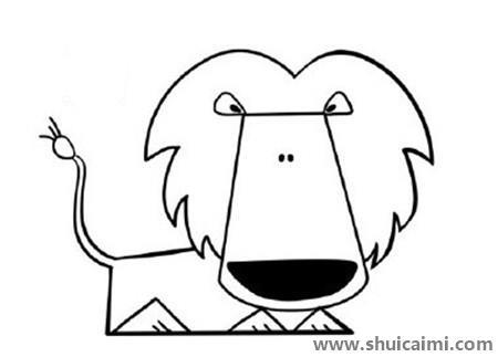 狮子王儿童简笔画