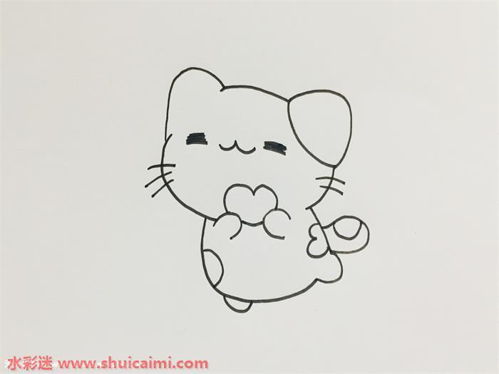 可爱小猫咪怎么画 可爱小猫咪简笔画简单又漂亮彩色