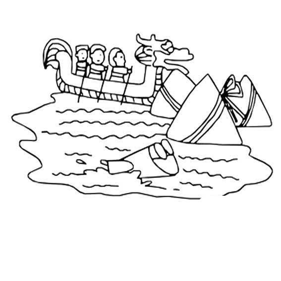 龙舟简笔画 龙舟简笔画怎么画