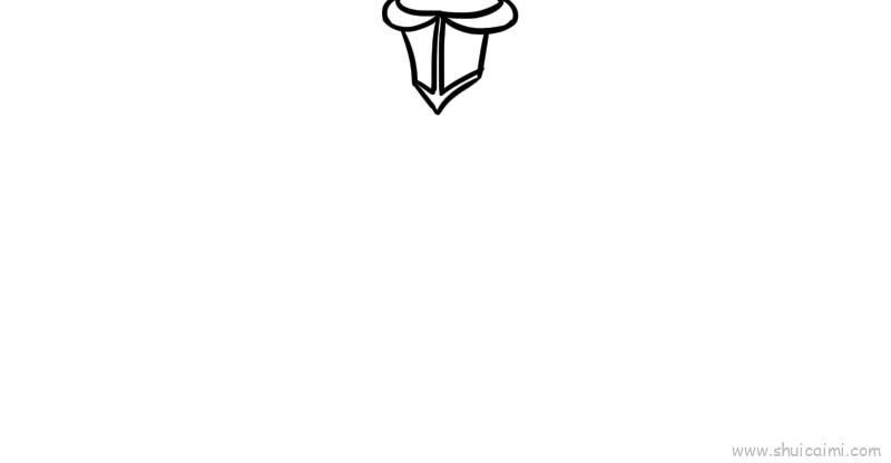 公主裙儿童画怎么画 公主裙简笔画图片