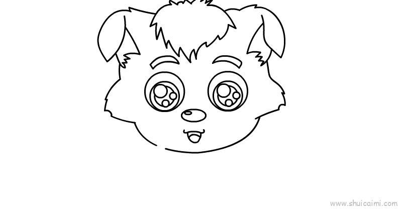 小灰灰儿童画怎么画 小灰灰简笔画画法