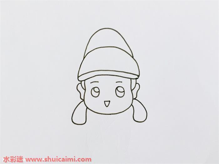 李白怎么画 李白简笔画简单彩色