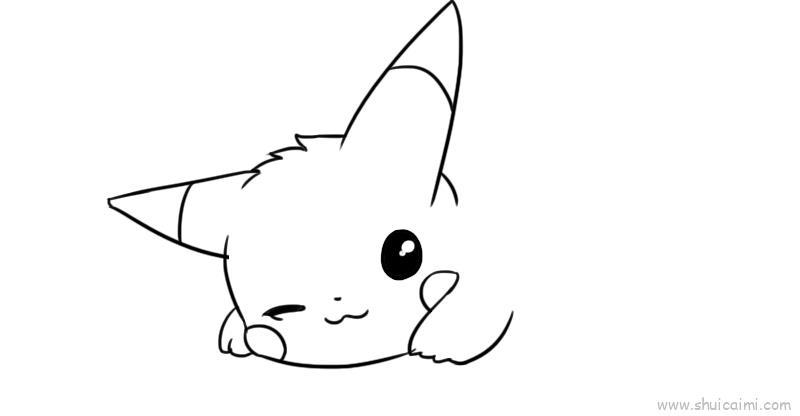 皮卡丘最萌儿童画怎么画 皮卡丘最萌简笔画简单