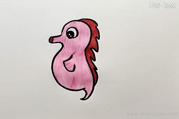 海马简笔画怎么画 海马简笔画简单又好看
