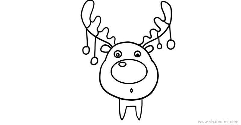 麋鹿儿童画怎么画 麋鹿简笔画画法