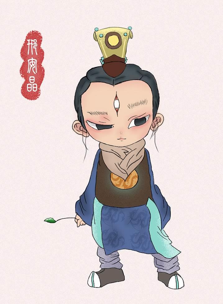 二郎神帅气简笔画 二郎神简笔画大全