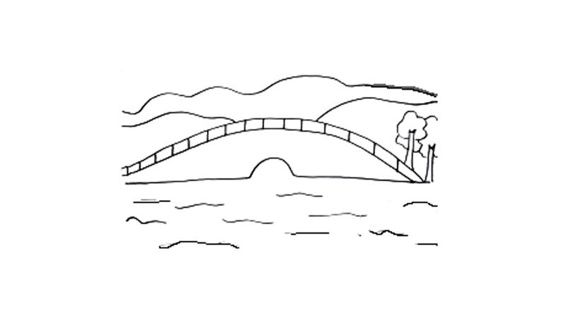 西湖简笔画怎么画 西湖简笔画好看