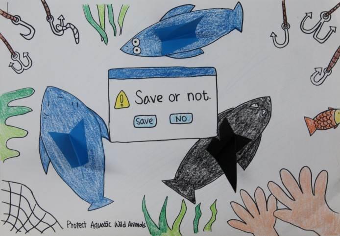 防诈骗海里东西绘画简笔画 防诈骗海报简笔画