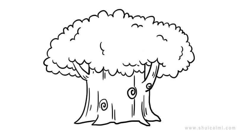 大树简笔画怎么画 大树简笔画顺序