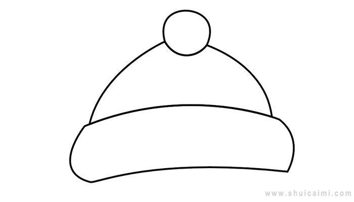 ​冬天帽子简笔画怎么画 ​冬天帽子简笔画好看
