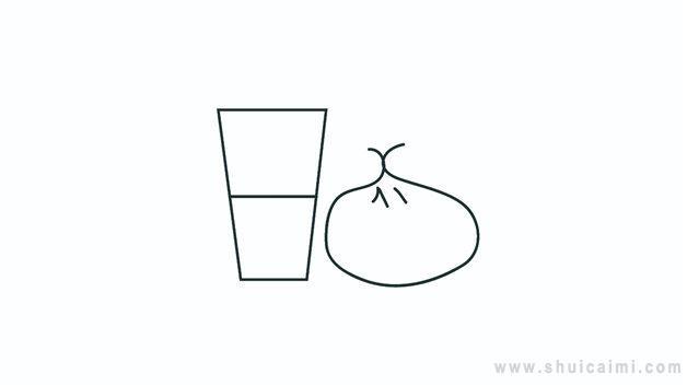 营养早餐简笔画怎么画 营养早餐简笔画图片大全