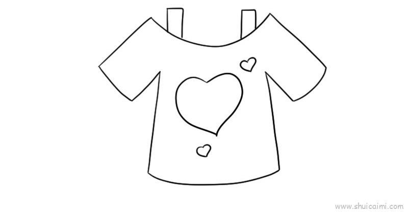 设计衣服儿童画怎么画 设计衣服简笔画顺序