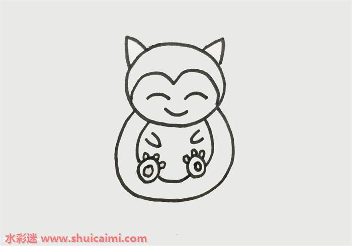 卡比兽怎么画 卡比兽简笔画简单好看